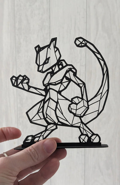 3D Printed Mewtwo Pokemon