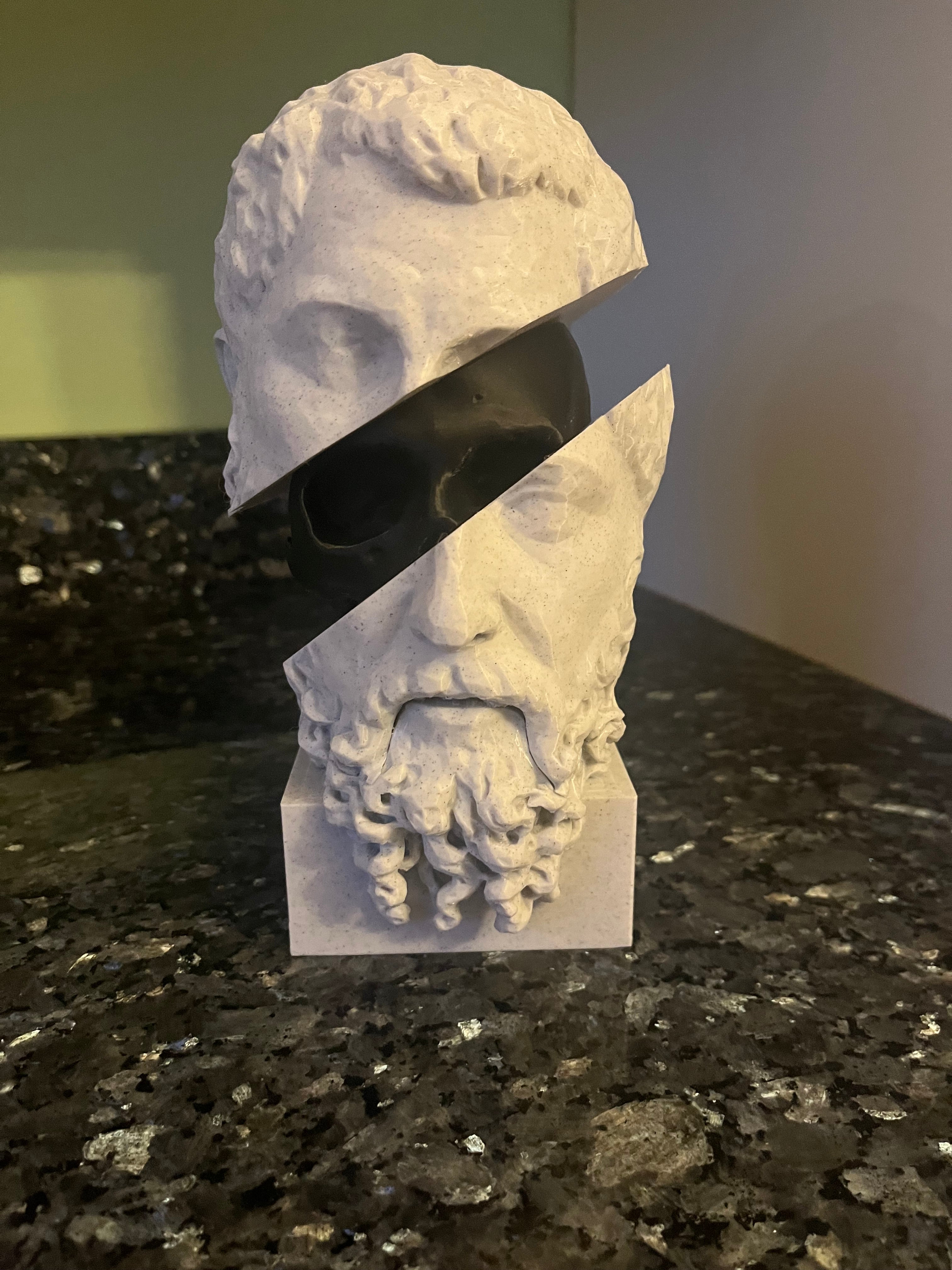 3D Printed Socrates Head
