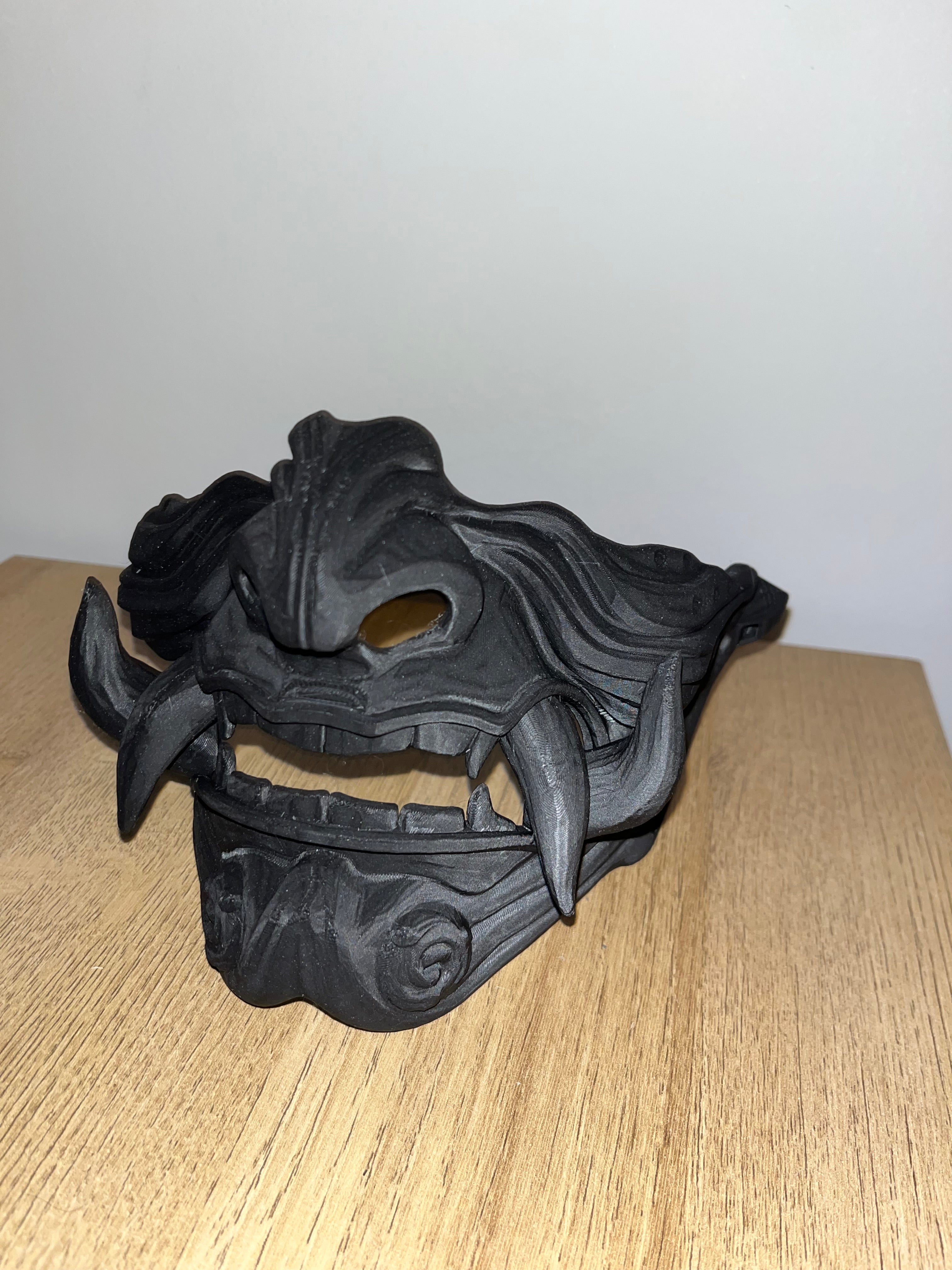 3D Printed Samurai Oni Mask