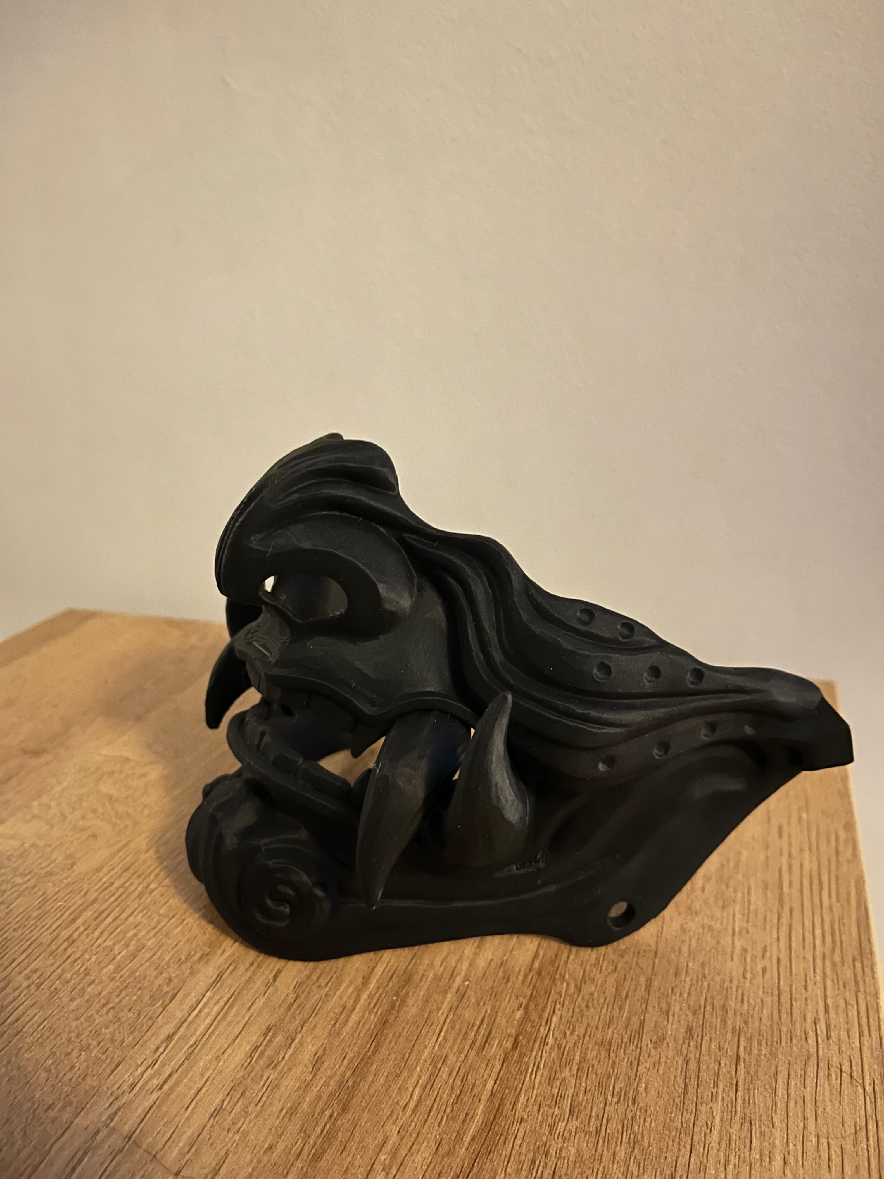 3D Printed Samurai Oni Mask