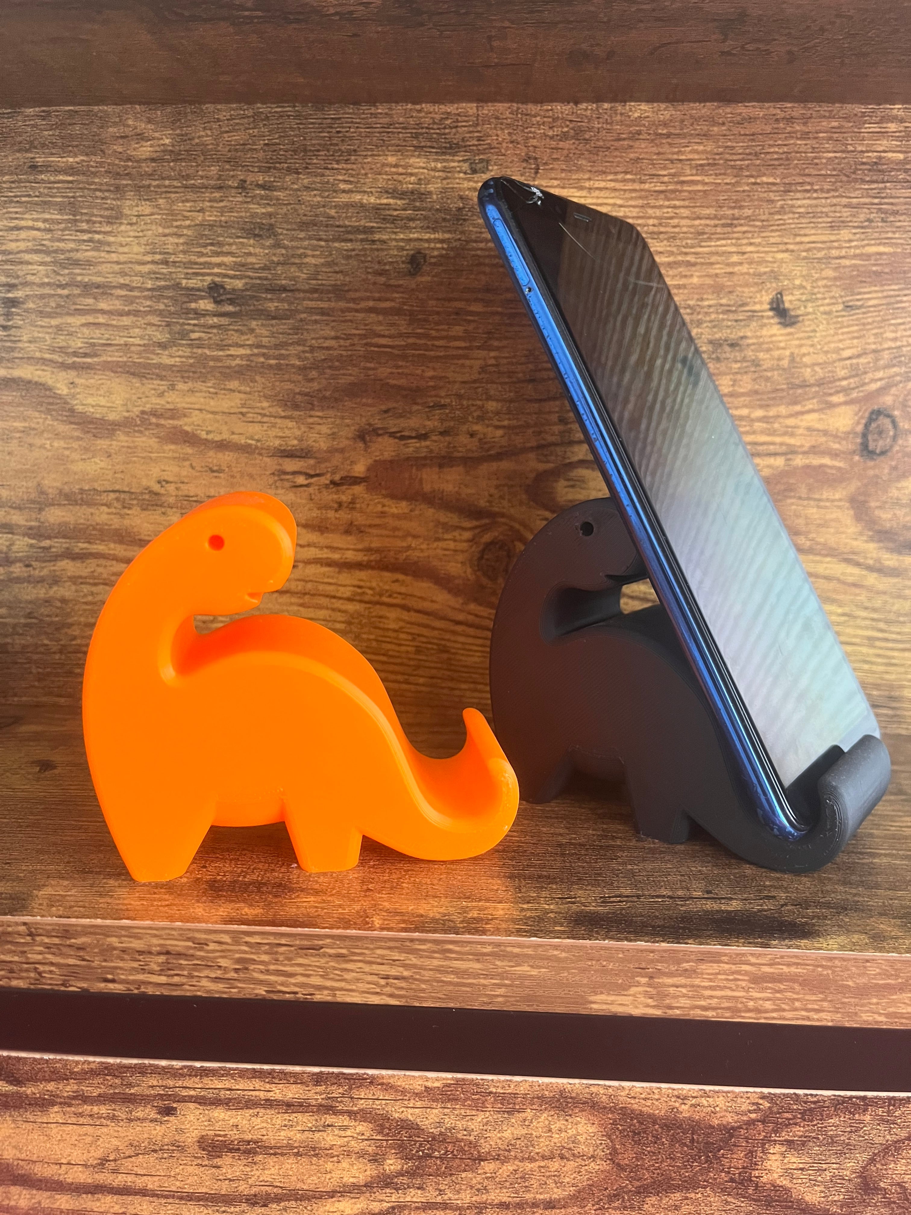 3D Printed Dinosaur Phone Holder