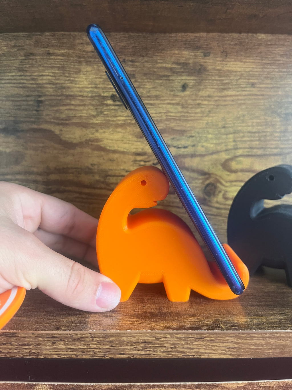 3D Printed Dinosaur Phone Holder