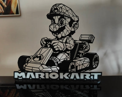 3D Printed Low Poly Mario Kart