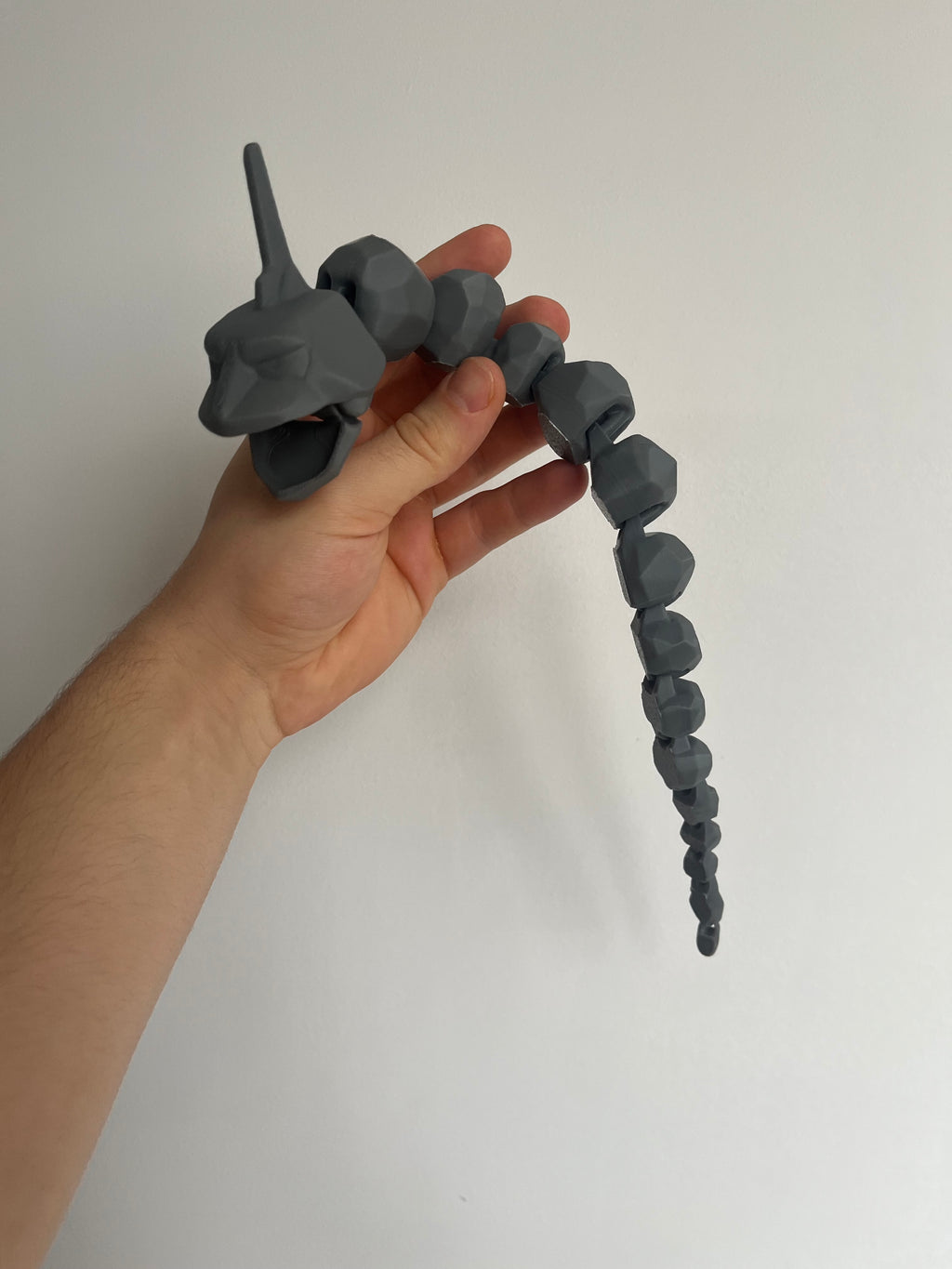3D printed Onix Pokémon