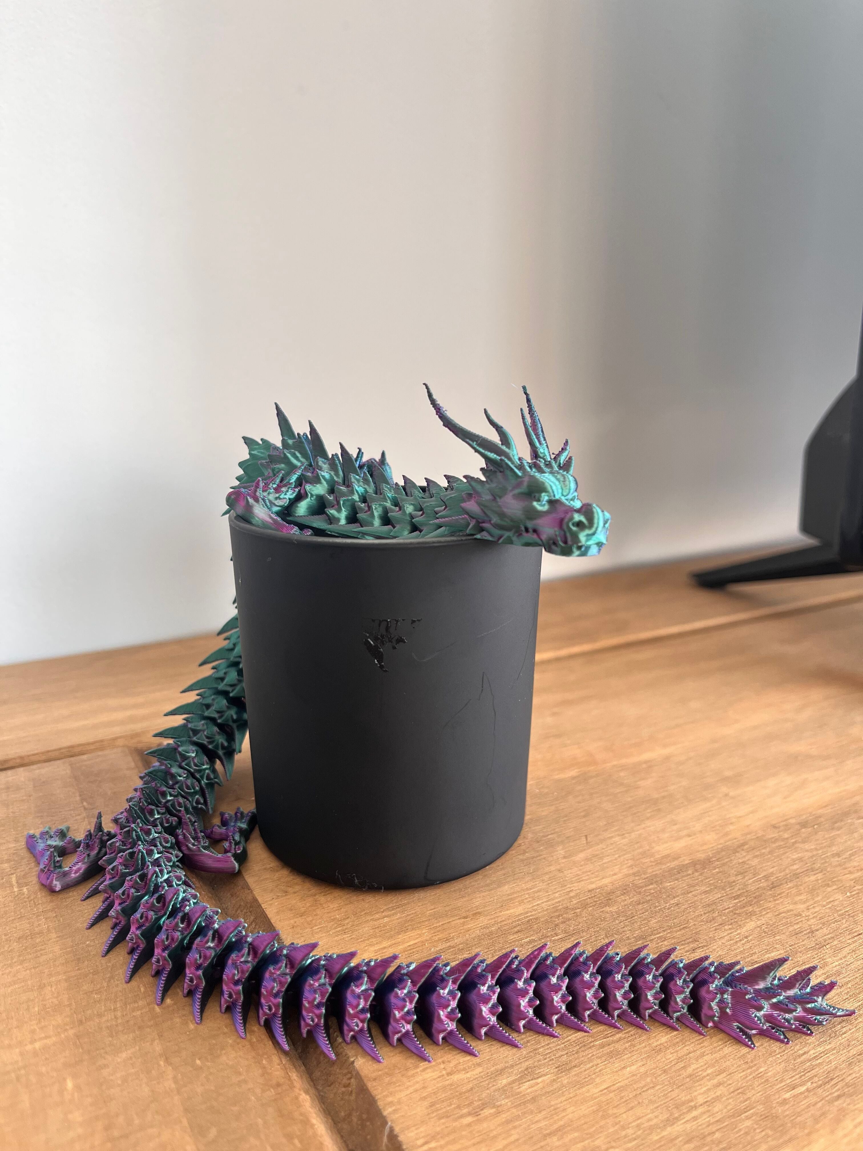 3D Printed Articulated Dragon - Flexi Fidget Toy