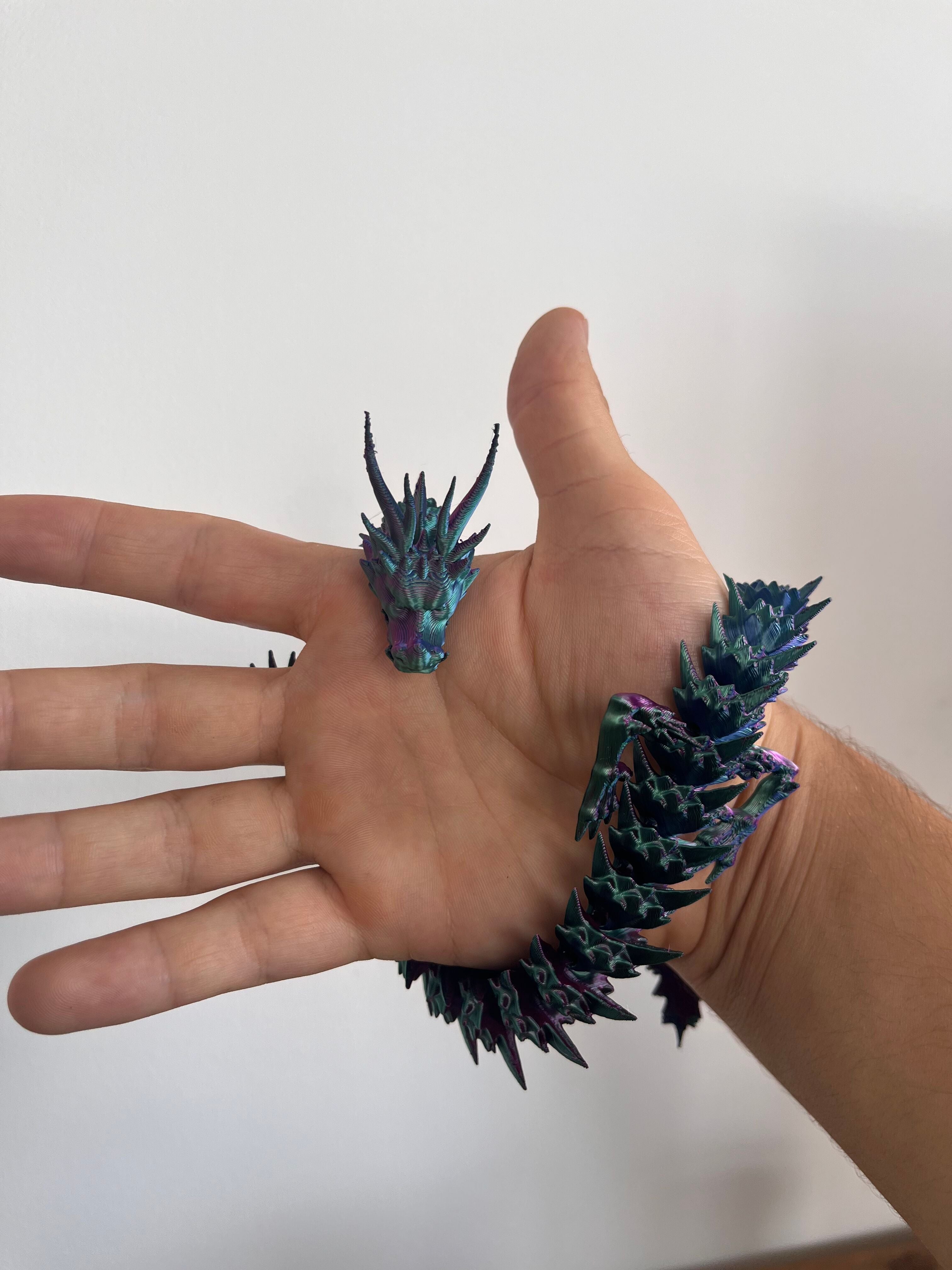 3D Printed Articulated Dragon - Flexi Fidget Toy
