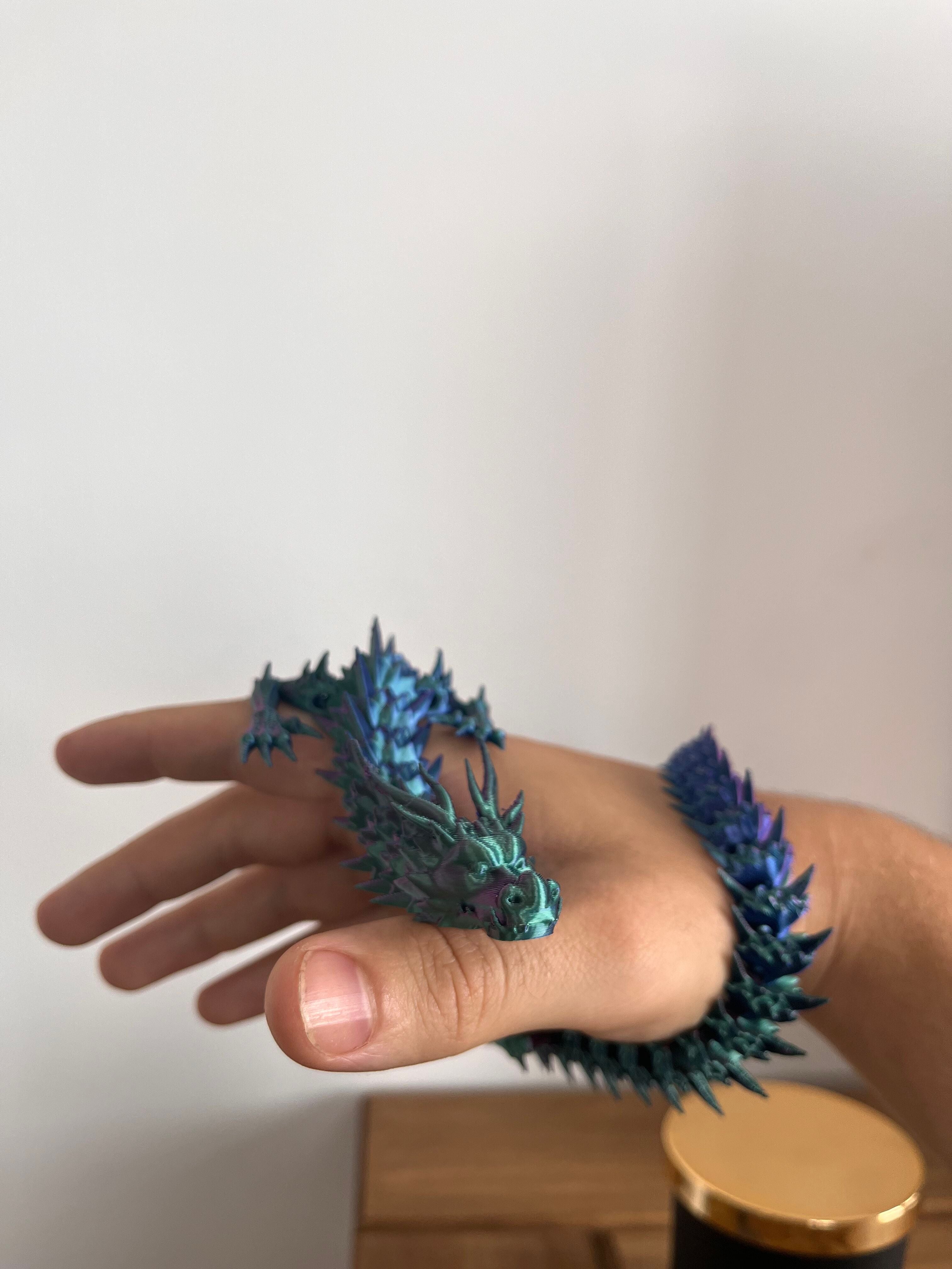 3D Printed Articulated Dragon - Flexi Fidget Toy